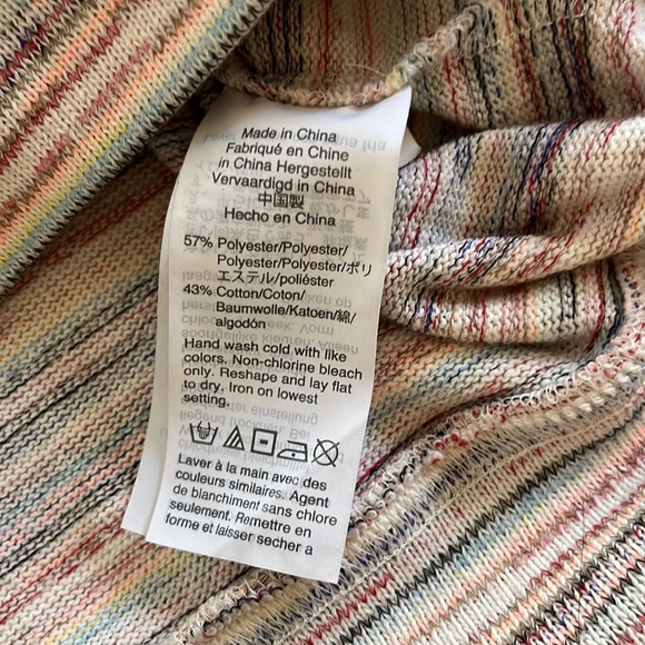 Madewell Bubble-Sleeve Striped Crop Top - Picture 3 of 3